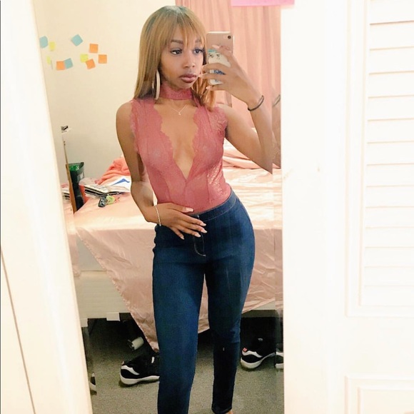 victoria secret bodysuit with jeans